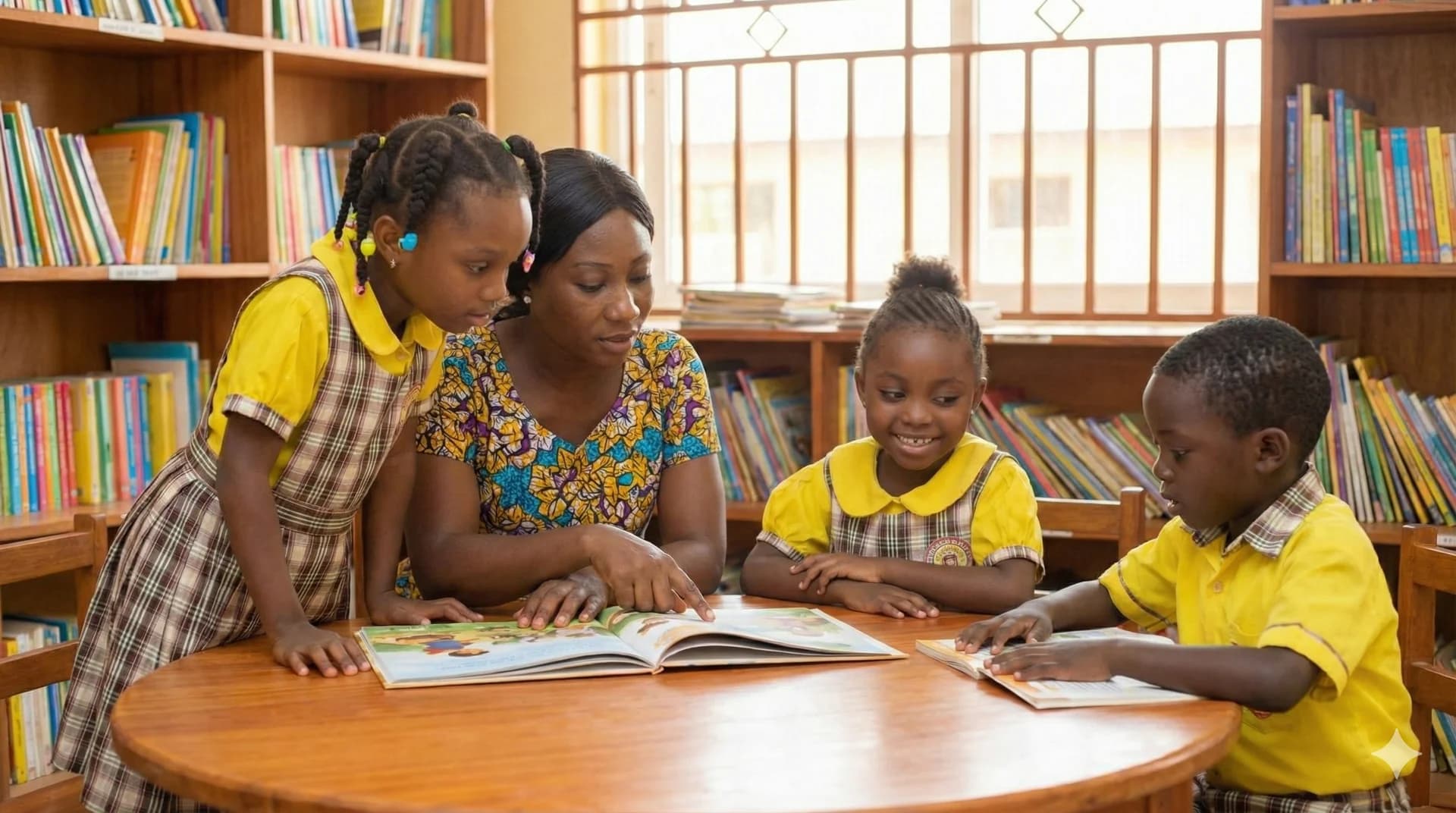 Herva-Naths Mission School students in Ashanti Mampong